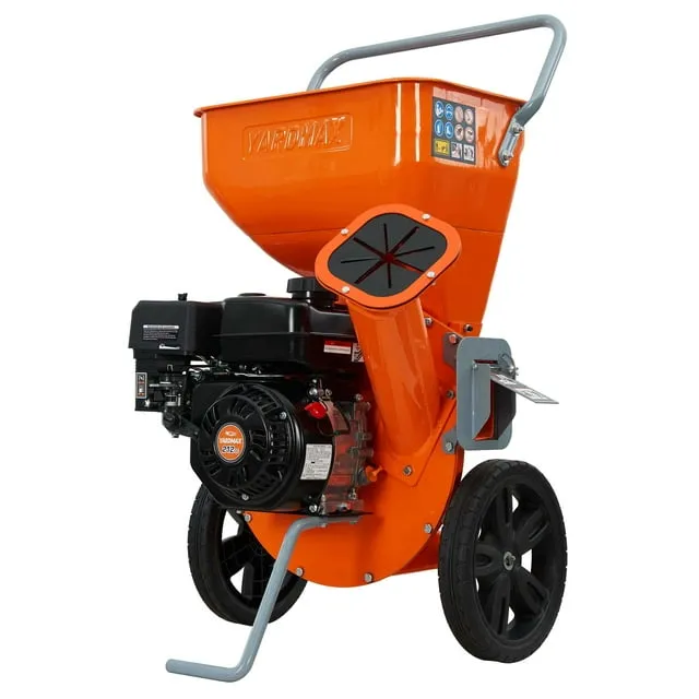 YARDMAX YW6065 2 In 1 Chipper cf Outdoor Power Equipment & Garden Tools