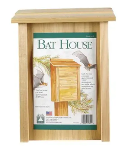 North States 1641 Cedar Construction Bat House Outdoor Use