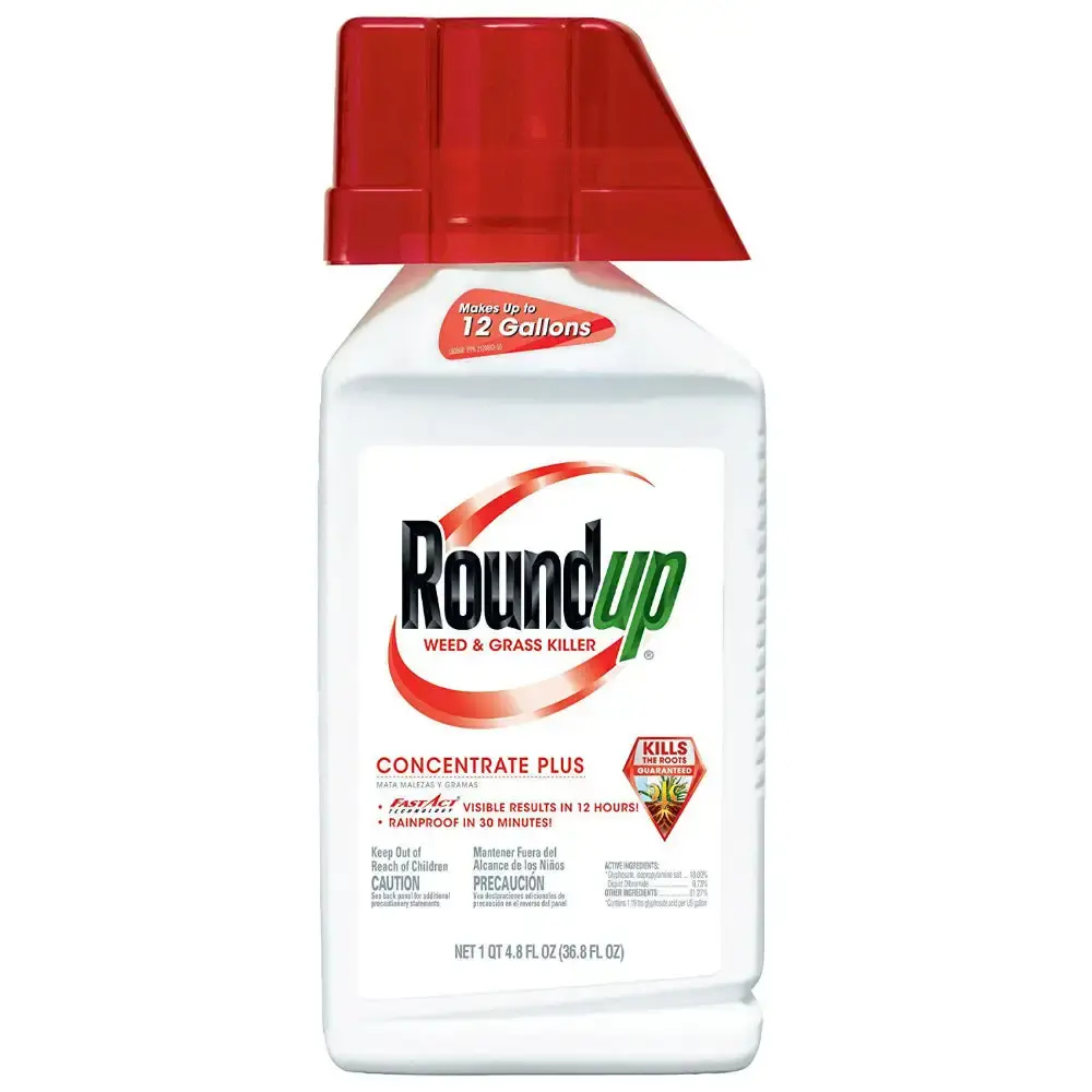 Roundup 5100610 Weed and Grass Killer Concentrate Plus 36.8 Oz Effective Formula