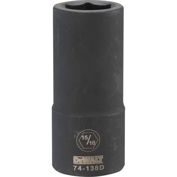 DeWalt DWMT74138OSP SAE 6 Point Deep Impact Socket 3/4 Drive 15/16 Inch
