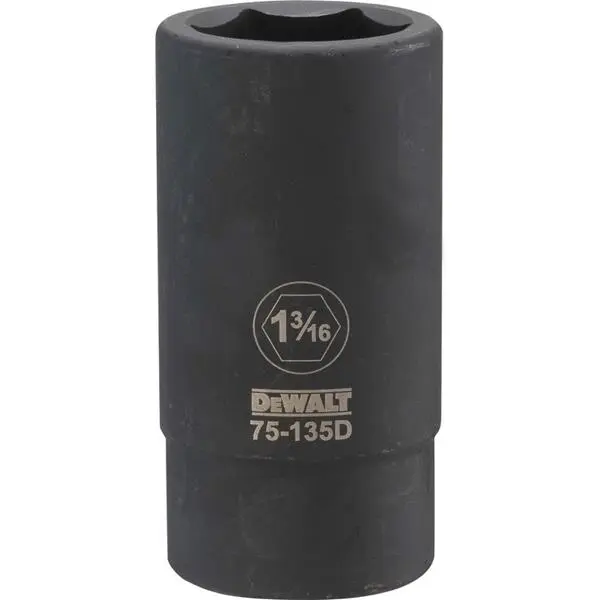 DeWalt DWMT75153OSP SAE Deep Impact Socket 3/4 Drive 1-3/16 Inch