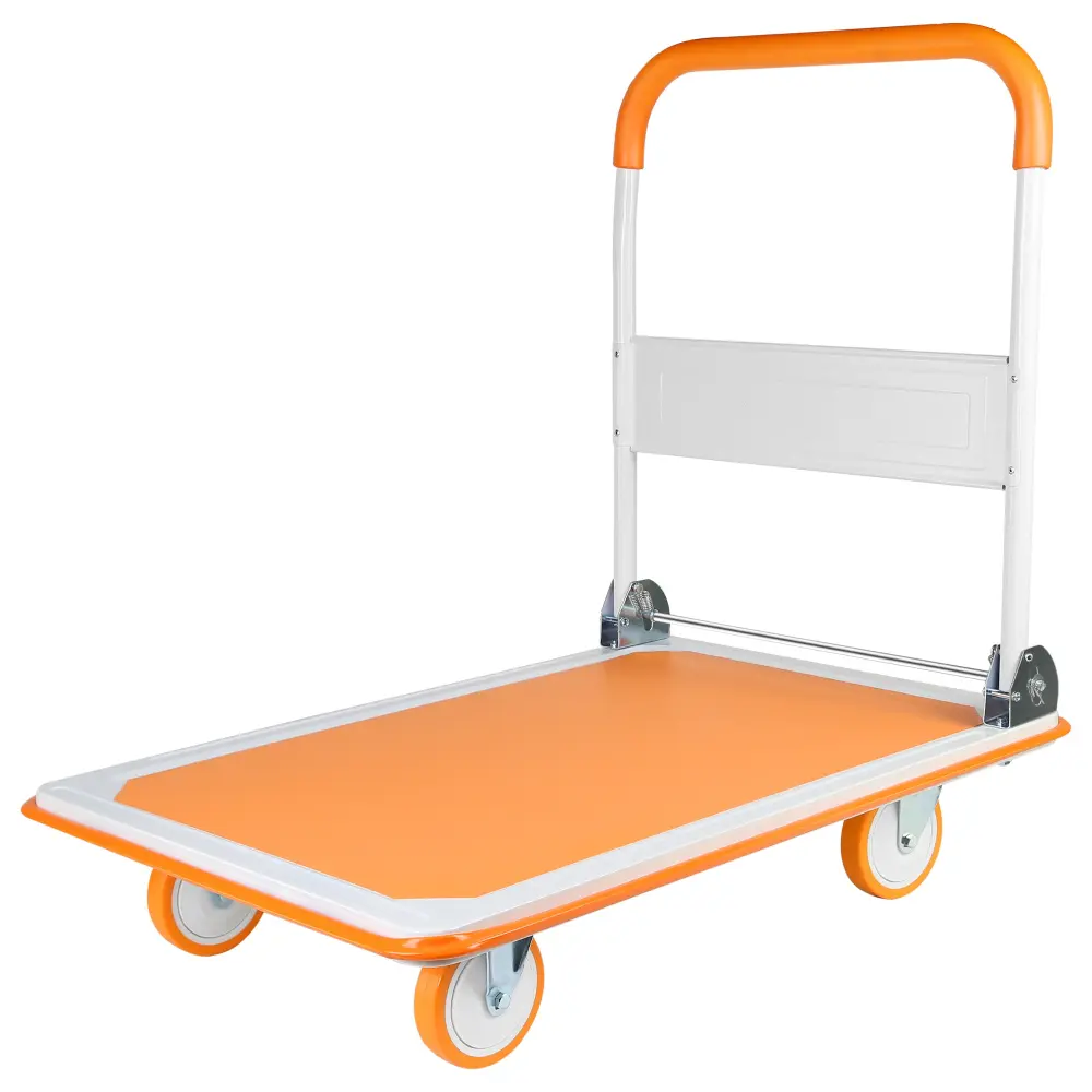 Foldable Push Cart Dolly 660 Lb Capacity Heavy Duty Moving Platform Hand Truck ys