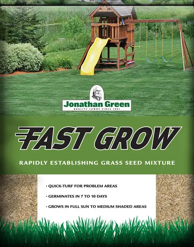 Fast Grow Grass Seed 15 Lb Quick Lawn Coverage