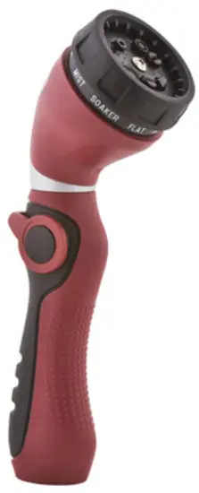 Green Thumb 590GT Oversized Thumb Control Nozzle 9-Pattern Garden Hose Sprayer