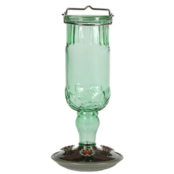 Woodstream 8120-2 Green Hummingbird Bottle Feeder 24 Oz Garden
