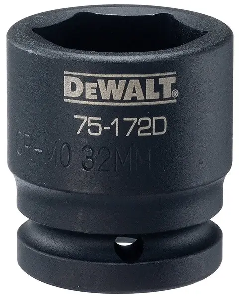 DeWalt DWMT75172OSP 32mm Drive Impact Socket Black Oxide Professional