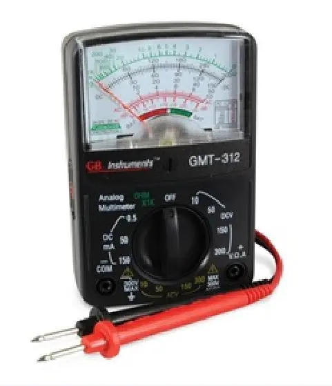 Gardner Bender GMT-312 Pocket Size 5-Function Analog Multimeter Tester 12 Range