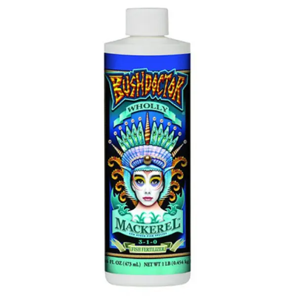 Bush Doctor FX14113 Wholly Mackerel Fish Fertilizer 1 Pint 3-1-0 Organic Plant Food