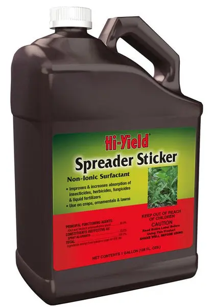 Hi-Yield 31063 1-Gallon Spreader Sticker Concentrate Enhanced Pesticide Adhesion