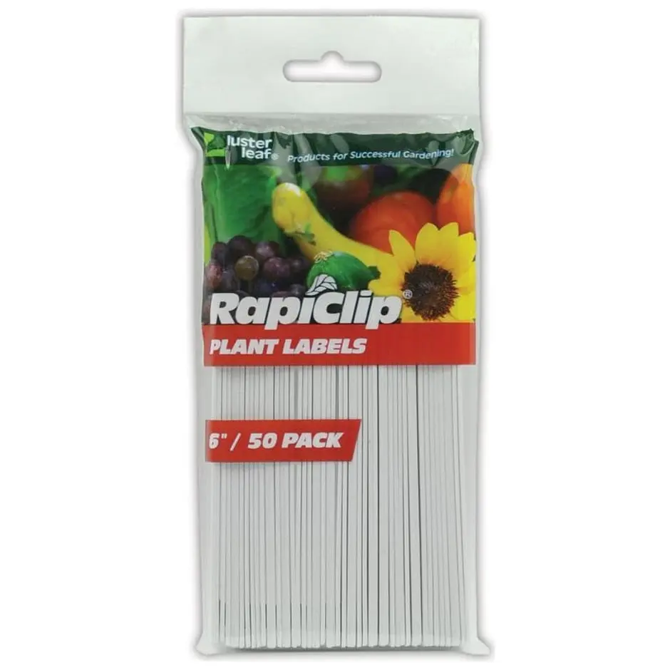 Luster Leaf Rapiclip Plastic Plant Labels Easy Garden Identification