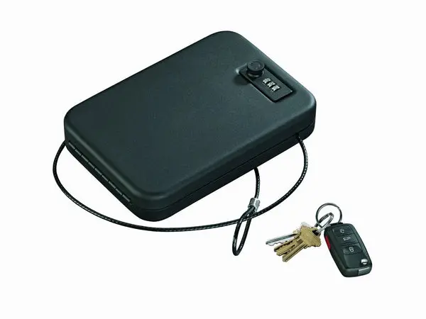 Stack-On PC-95C Portable Security Case Combination Lock Black Valuables