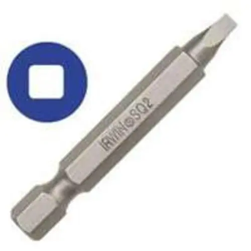 Irwin 93203 #1 Square Recess Power Bit 1-15/16 Inches Professional Use
