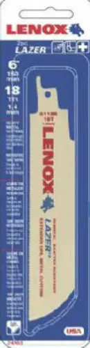 Lenox 24910T12114R Lazer Bi-Metal Reciprocating Saw Blades 14 TPI 12 Inch 2-Pack