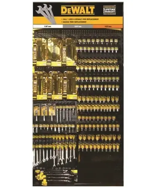 DeWalt DWMT74206 Metric/SAE Socket Set 92 Pieces 3/8 Drive 6 Points Professional Use