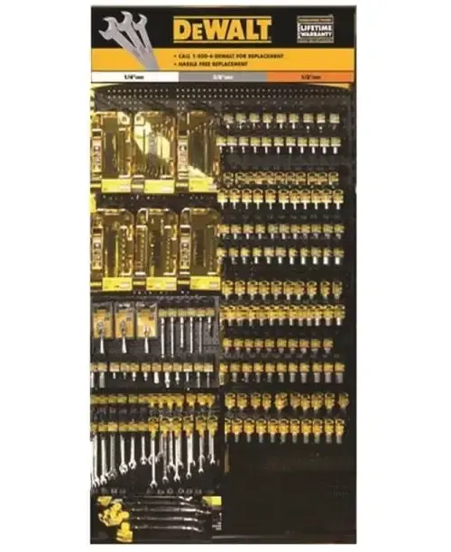 DeWalt DWMT74207 Metric/SAE Socket Set 84 Pieces 1/2 Drive 6 Points Heavy Duty Use