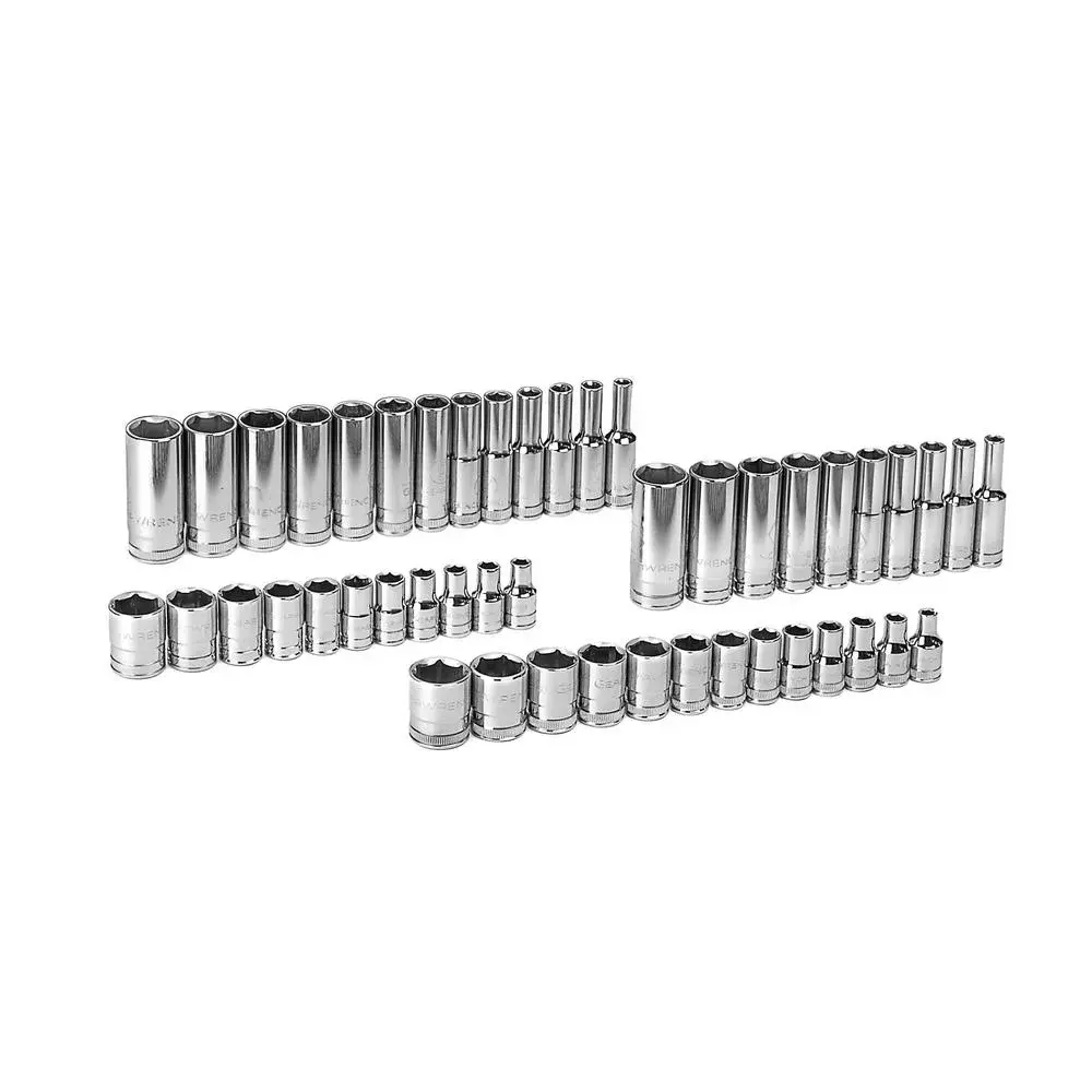 GEARWRENCH 1/4 . Drive SAE/Metric Standard and Deep Socket Set 47-Piece