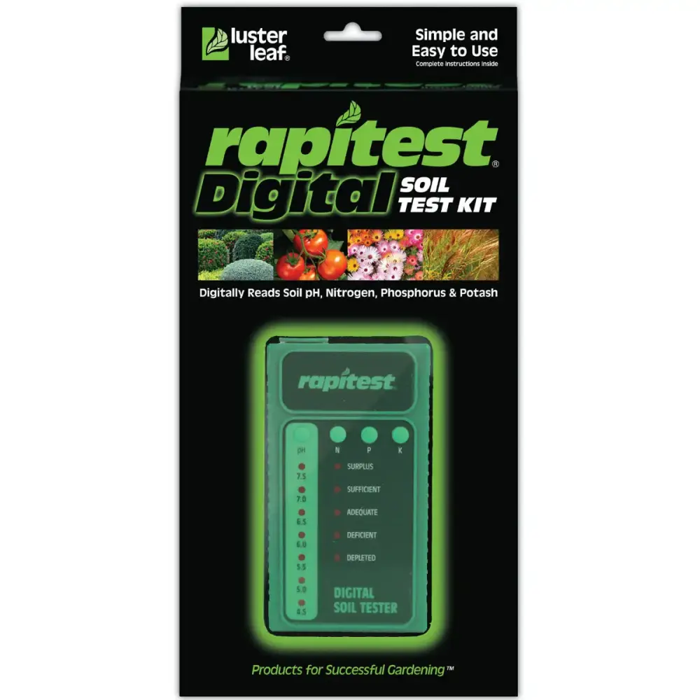 Luster Leaf 1605 Rapitest Digital Soil Testing Device Kit