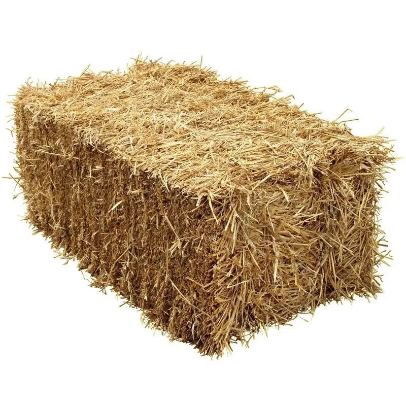 Natural Straw Bale Gardening Decor and Animal Bedding
